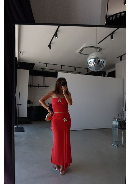 Aksesuar Detay Büstiyer Etek Takım fırsatları