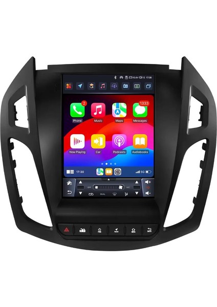 Ford Connect (Siyah Çerçeveli) 2k Görüntü Kaliteli Tesla 9.7 Inch Multimedya Sistemi 8+256 Myway (2013-2016) modelleri