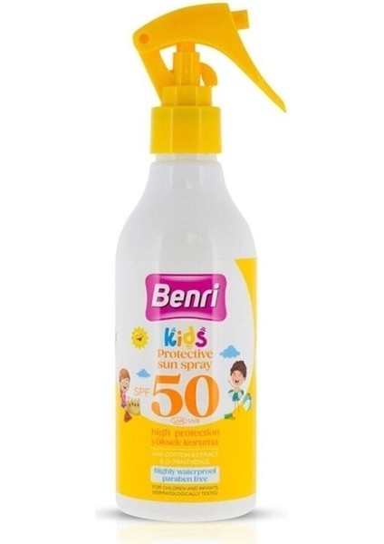 Yüksek Korumalı Çocuk Güneş Spreyi 50SPF 150 ml