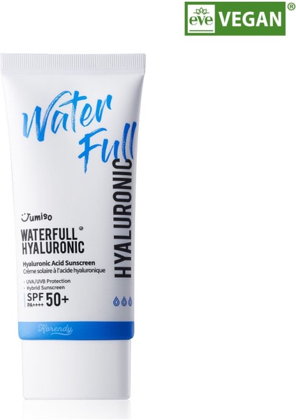 Waterfull Hyaluronic Acid Sunscreen SPF50 Pa Nemlendirici Hibrit Uv Filtreli Güneş Kremi 50ML fiyatları