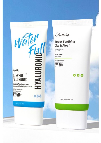 Waterfull Hyaluronic Acid Sunscreen SPF50 Pa Nemlendirici Hibrit Uv Filtreli Güneş Kremi 50ML indirimleri