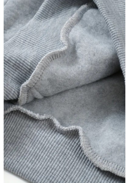 Kız - Erkek Çocuk Basic Fermuarlı Kalın 3 Iplik Kışlık Okul Sweat AK1815 fırsatları