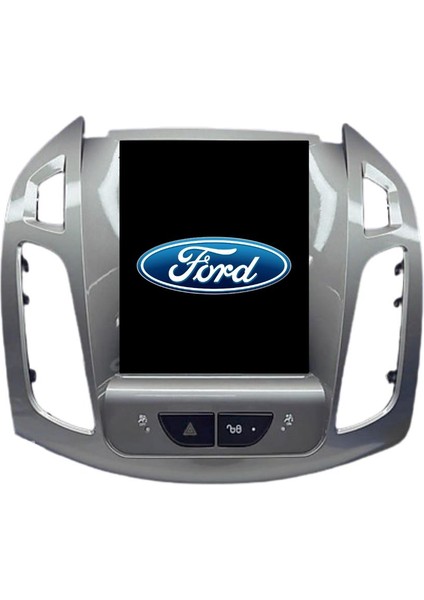 Ford Connect (Gri Çerçeveli) 2k Görüntü Kaliteli Tesla 9.7 Inch Multimedya Sistemi 8+256 Myway (2013-2016)
