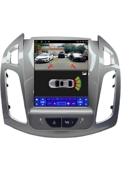 Ford Connect (Gri Çerçeveli) 2k Görüntü Kaliteli Tesla 9.7 Inch Multimedya Sistemi 8+256 Myway (2013-2016) modelleri
