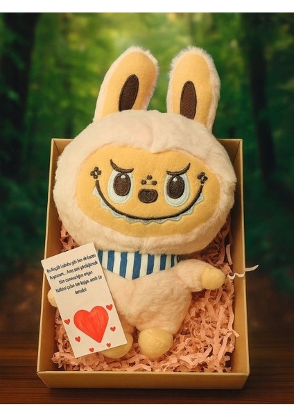 Labubu-30 cm Sevimli Canavar Peluş (Isteğe Bağlı Not Kişiselleştirilebilir) indirimleri