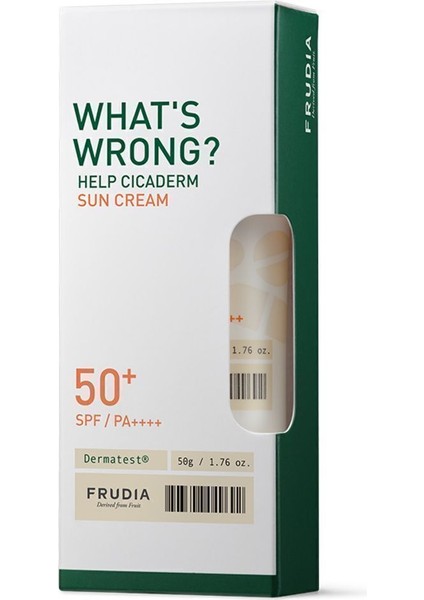 Frudıa What's Wrong Cicaderm Güneş Kremi SPF50 50 G fiyatları