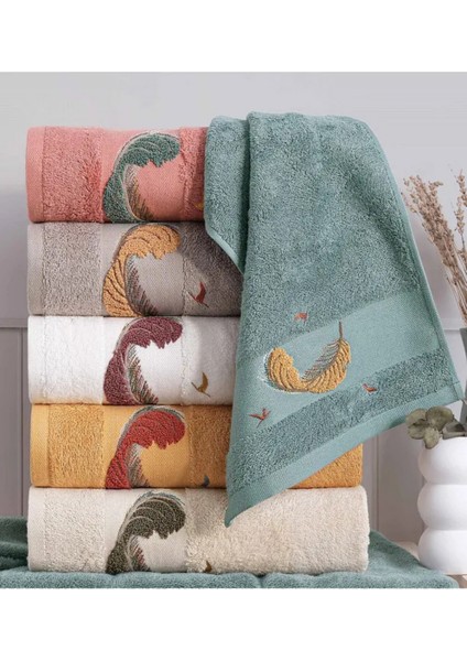 Piuma - %70 Bambu / %30 Pamuk Suzeni Nakışlı El Havlusu - 6'lı Set 50X90 fiyatları