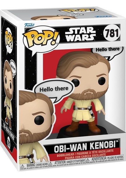 Pop Disney Star Wars Sayings - Obi-Wan Kenobi NO:781 Bobble-Head fiyatları