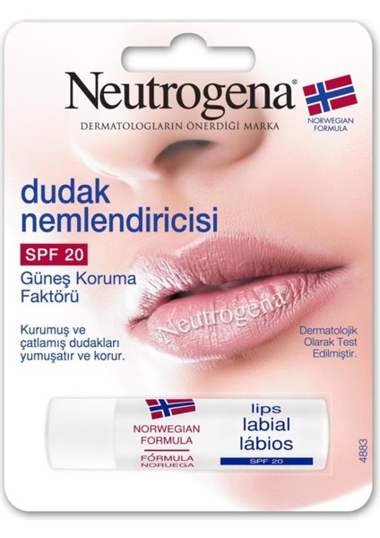 Dudak Nemlendiricisi SPF20 Dudak Kremi ve Peelingi