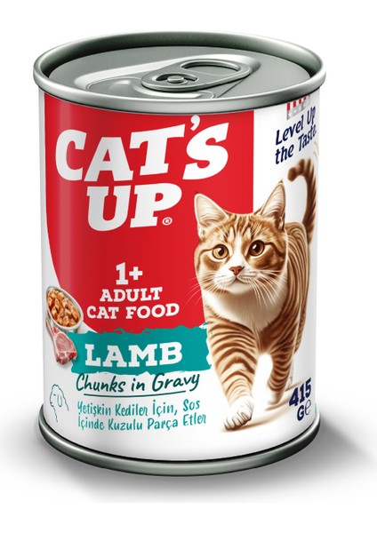 Cats Up Yaş Yetişkin Kedi Maması Kuzu Etli 415GR 12LI fiyatları