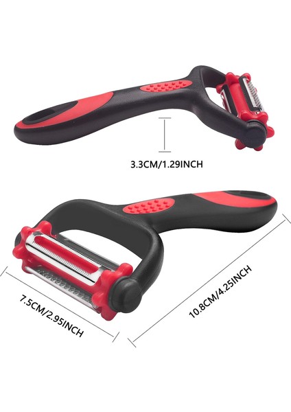 Paslanmaz Çelik Bıçaklı Soyacak - Çok Fonksiyonlu Sebze, Meyve ve Rende ve Doğrayıcı fiyatları