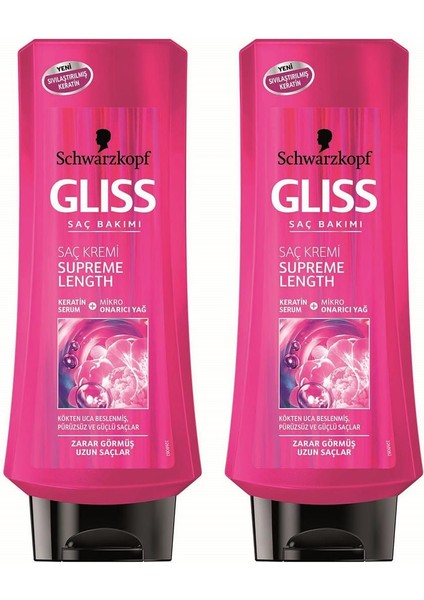 Saç Kremi 360 ml x 2