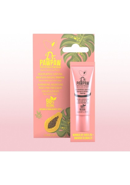 Tinted Peach Pink Balm 10 ml