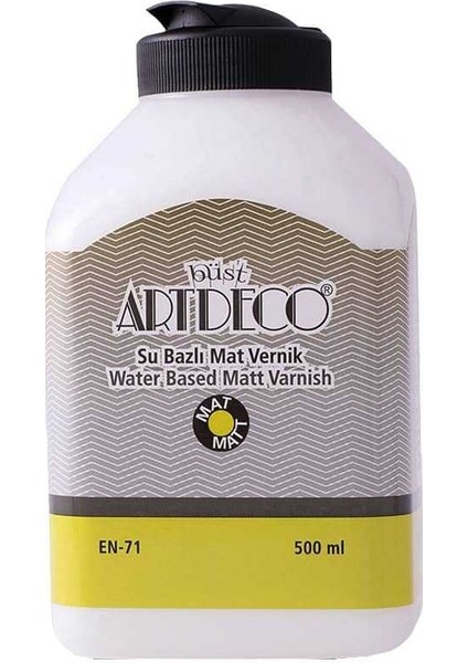 Vernik Su Bazlı Mat 500 ml