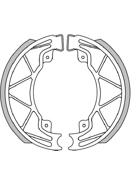 Vespa Primavera-Sprint Arka Fren Kampana Balatası T22 (176.0300) / Polını