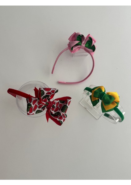 3’lü Fiyonklu Kız Çocuk Taç Seti – Renkli, Şık ve Rahat Saç Aksesuarı indirimleri