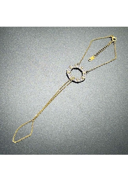 Şahmeran, Zirkon Taşlı, Kararmayan Paslanmaz Çelik, Altın Renk, Model3 fırsatları