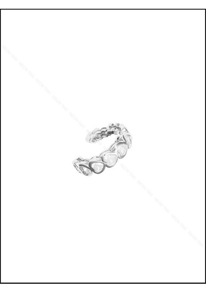 Zirkon Taşlı, Kulak Kıkırdak Bölgesi Küpe 380, Gümüş Renk modelleri