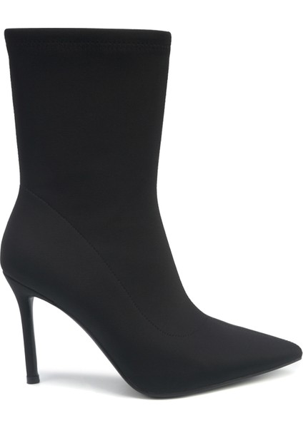 Justıce 5pr Siyah Kadın Topuklu Bot