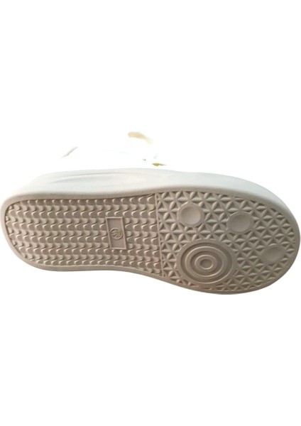 26K426-1 Kadın Kalın Taban Sneaker Ayakkabı Bej fırsatları