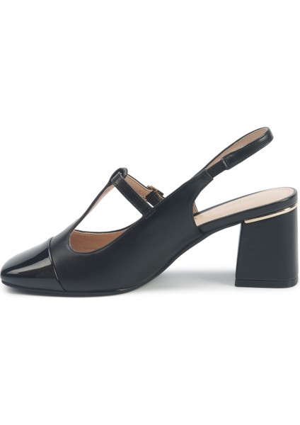 Aryan 5pr Siyah Kadın Topuklu Ayakkabı modelleri