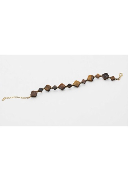 Kaplan Gözü Doğal Taş Bileklik Aslan & Koç Burcu Için Liderlik Özgüven ve Odaklanma Taşı fırsatları