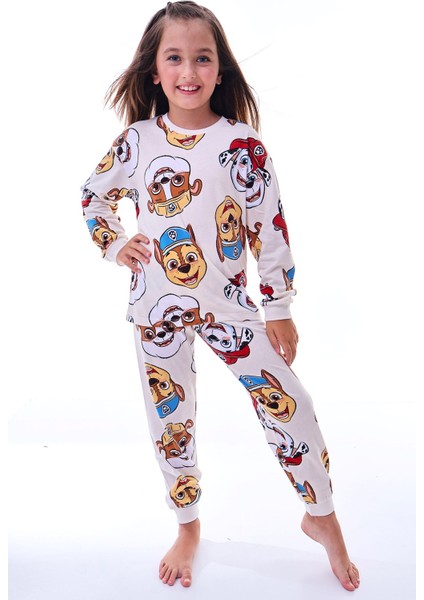 2'li Paw Patrol ve Sevimli Sky Desenli Kız Çocuk Pijama Takımı fiyatları