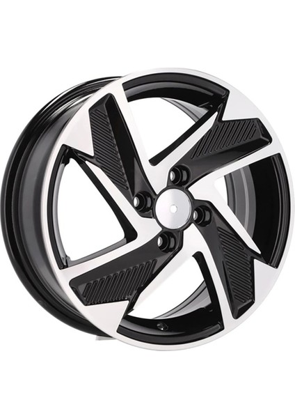 BKY-1169 6*15 4*100 ET48 54.1 Black Machıned Xl