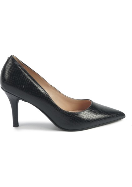 Rıah3 5pr Siyah Kadın Topuklu Ayakkabı