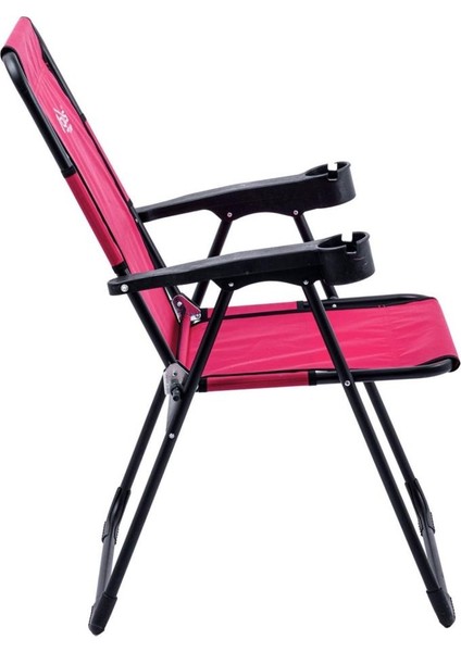 Katlanabilir Kamp Sandalyesi - Rest - Bardaklıklı - Argeus - Pembe fiyatları