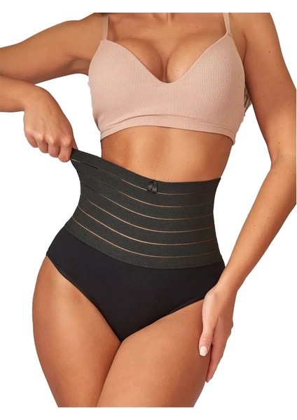 Lazer Kesim Yüksel Bel Slip Korse