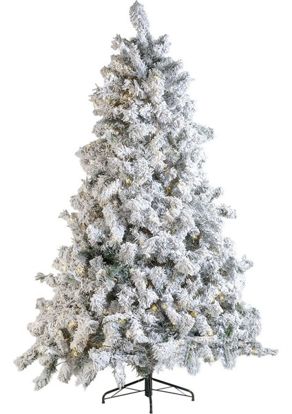 Yılbaşı Çam Ağacı Kendinden Işıklı Yoğun Karlı Lüks Seri 240 cm 1257 Dal Lumitella 426 modelleri