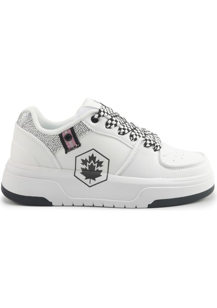 A102021848 5W Sempre 5PR Kadın Klasik Sneaker Beyaz - Siyah