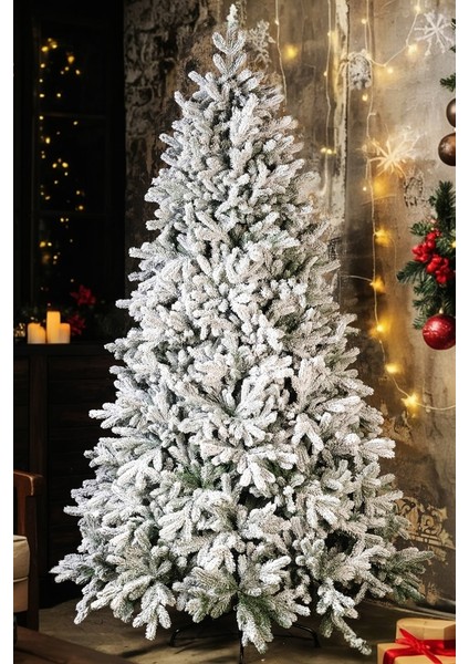 Yılbaşı Çam Ağacı Karlı Lüks Seri 240 cm 939 Dal Jovia 428