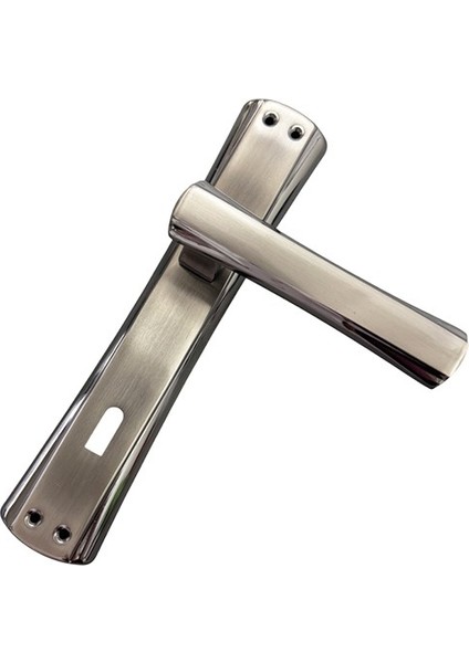 Venedik Açmalı Füme Saten Oda Kapı Kolu-Kolay Montaj, Iç Kapı Kolu, Modern Kapı Kolu (1 Takım) fırsatları