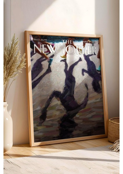 The New Yorker Çerçeveli Tablo April 29 2013 - Eric Drooker Boston Strong Tablosu