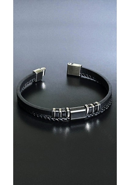 Erkek Bileklik 429, Deri Ve Paslanmaz Çelik modelleri