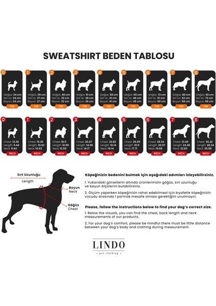 College Brooklyn Küçük Orta ve Büyük Irk Köpek Sweatshirt Beden 3 indirimleri
