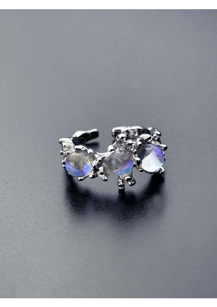 Yüzük, Zirkon Taşlı, Kararmayan Paslanmaz Çelik, Ölçü Ayarlanabilir, Gümüş Renk, Model156 modelleri