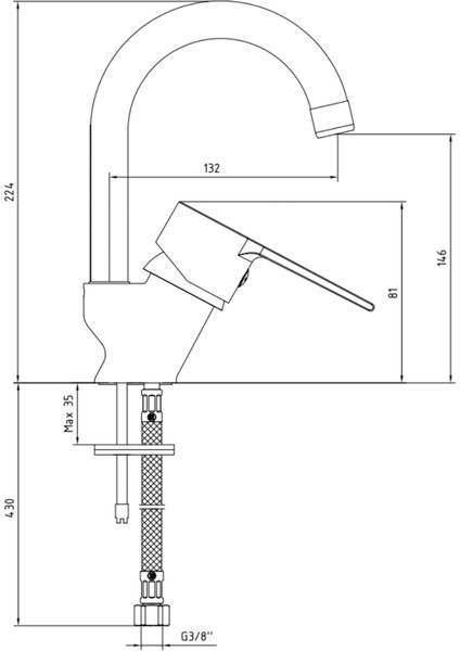 Lite Kuğu Lavabo Bataryası 102188146 ( 5 Yıl Eca Garantili ) fiyatları