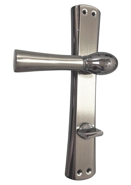 Marmaris Açmalı Füme Saten Wc Kapı Kolu-Kolay Montaj, Iç Kapı Kolu, Modern Kapı Kolu (1 Takım)-SAĞ fırsatları