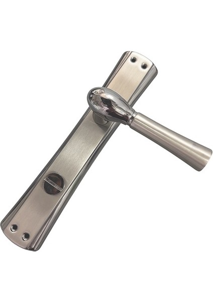 Marmaris Açmalı Füme Saten Wc Kapı Kolu-Kolay Montaj, Iç Kapı Kolu, Modern Kapı Kolu (1 Takım)-SAĞ indirimleri