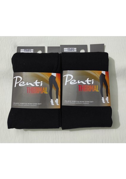 Penti Siyah Tayt 2'li ( Kadın Termal Tayt )