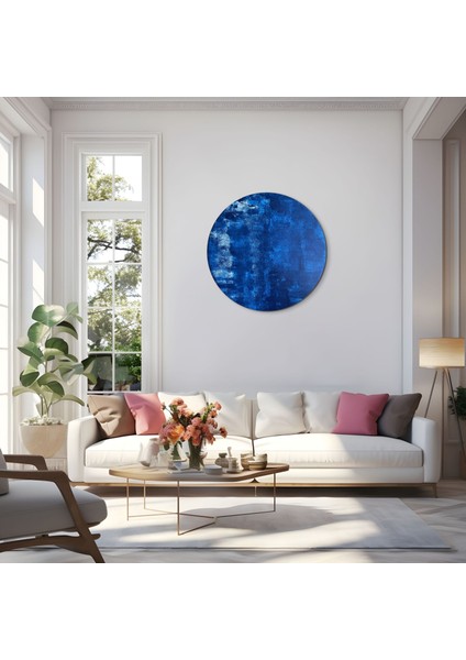Gece Ege – Yuvarlak Akrilik Tablo 60 cm | Es Artisan Studio fiyatları