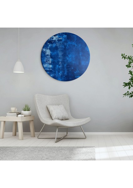 Gece Ege – Yuvarlak Akrilik Tablo 60 cm | Es Artisan Studio modelleri