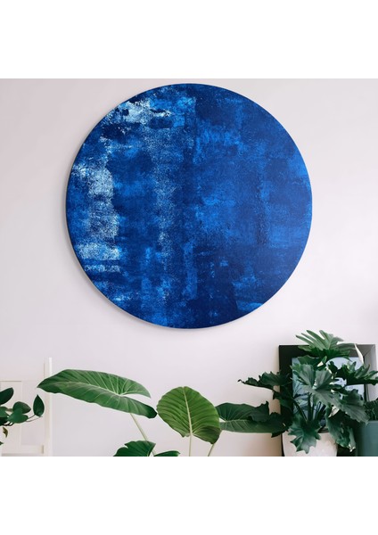 Gece Ege – Yuvarlak Akrilik Tablo 60 cm | Es Artisan Studio fırsatları