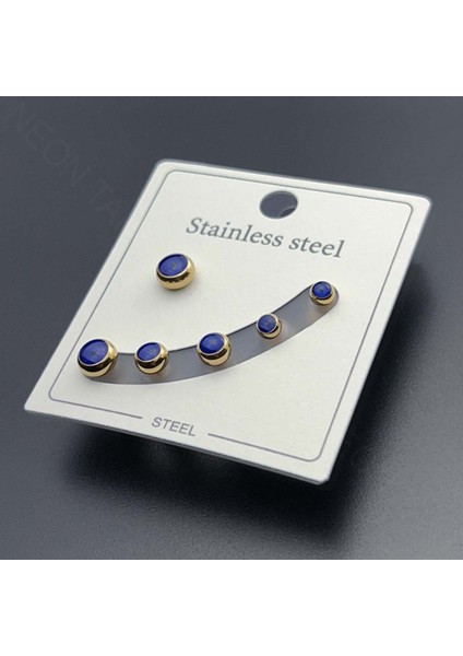 Göz Figürlü, Paslanmaz Çelik Küpe 541, Kasa Altın Renk fiyatları