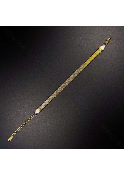 Bileklik, Kararmayan Paslanmaz Çelik, Kalın model, Altın Renk, Model134 modelleri