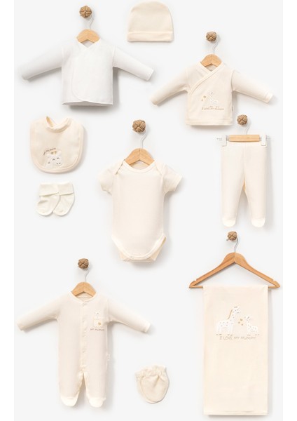 My Baby Kumsal % 100 Coton 10 Lu Hastane Çıkışı Yeni Sevimli Yavru ZÜRAFA10129