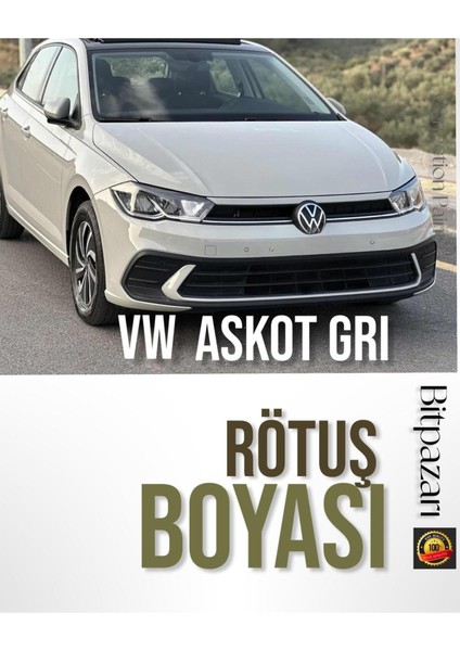Volkswagen Polo Ascot Grisi LA7A- Profesyonel Çizik ve Taş Izi Giderici Rötuş Boyası 25ML.